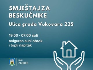Extraordinary accommodation provided for Zagreb's homeless