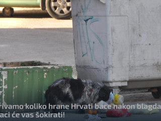 Prvo nakupujemo, a onda bacamo. Otkrivamo podatke koliko se hrane baci nakon blagdana.