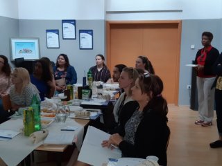 Students of Indiana University, School of Social Work visiting Dobri Dom