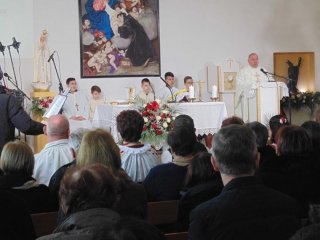 Mass celebration for the elderly and the poor