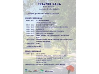 Obilježavanje Praznika rada u parku Maksimir