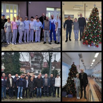 Božično jutro u  PJ  Termički blok Kosnica